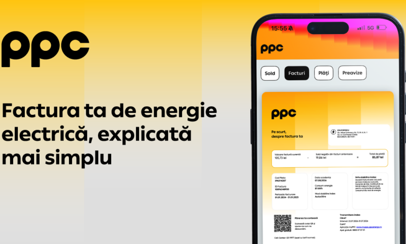 Factura PPC are o pagină de sumar, cu toate informațiile care contează la îndemână (P)