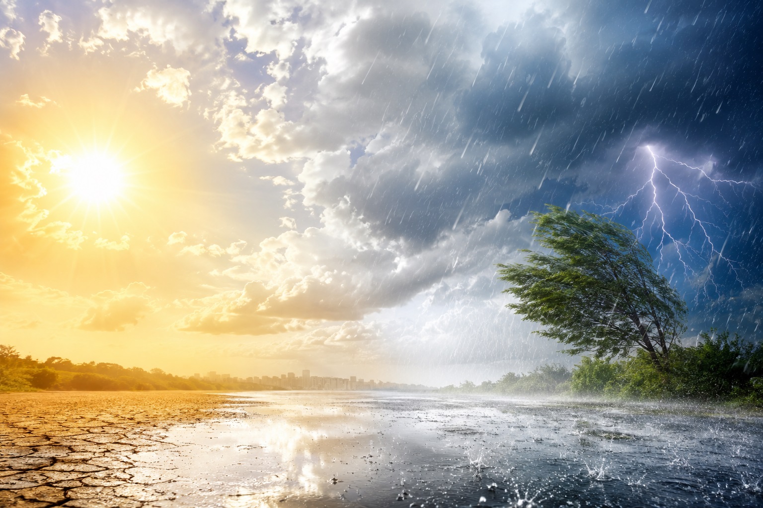 Caniculă în sud, furtuni și vijelii în mai multe regiuni. Prognoza meteo actualizată