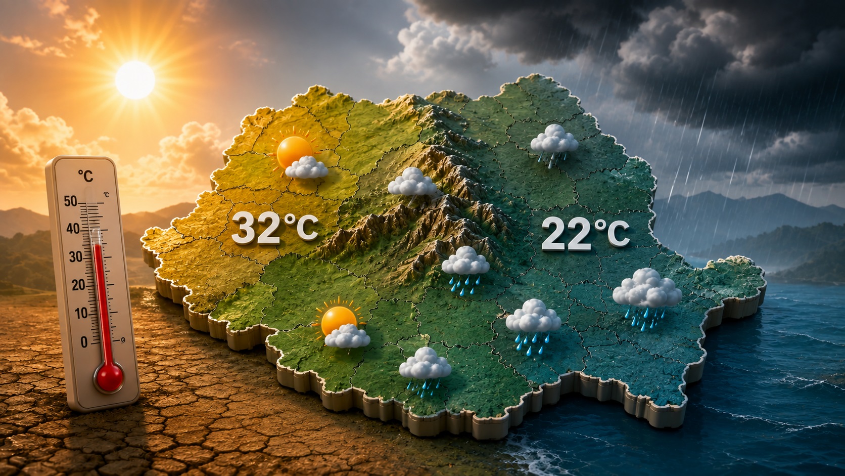Vremea se răcește în România. Temperaturile scad după zilele de căldură