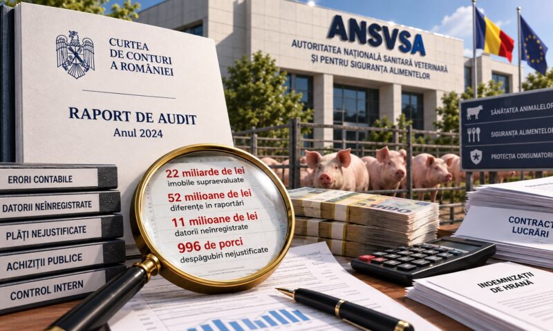 ANSVSA, în vizorul Curții de Conturi. Ce nereguli au fost găsite în conturile instituției