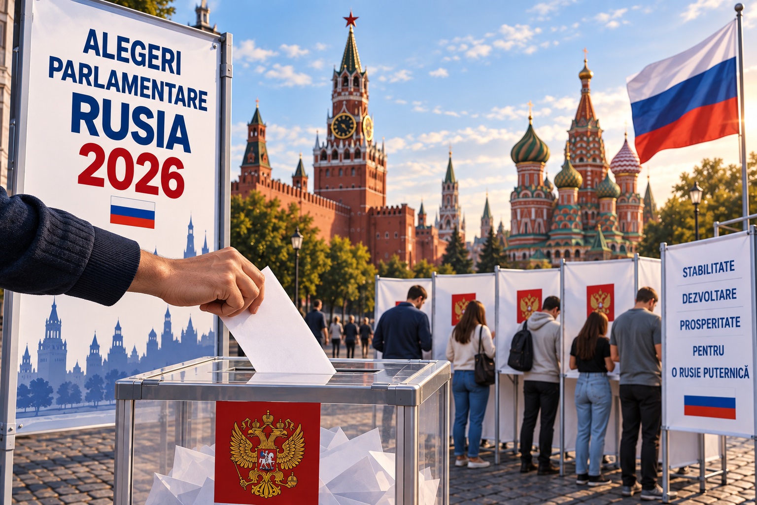 Alegeri parlamentare în Rusia. Rușii votează timp de trei zile pentru noua Dumă