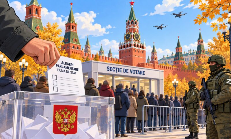 Alegeri în Rusia, după patru ani de război. „Pace” a devenit un cuvânt periculos