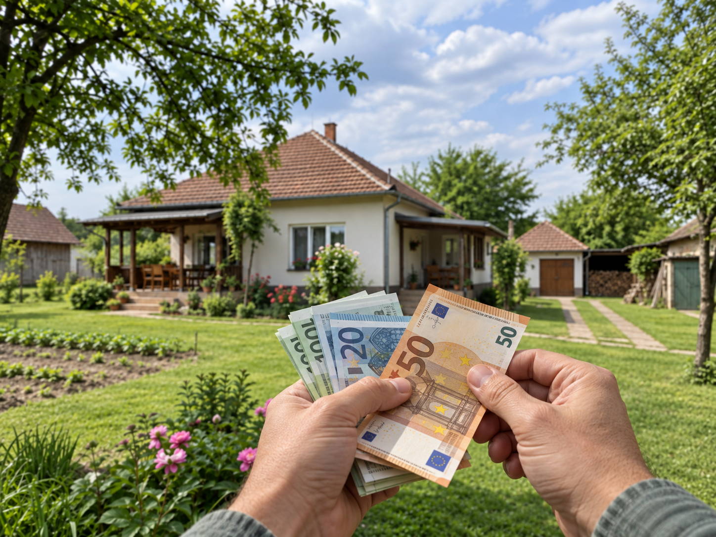 Casă cu patru dormitoare și 1.800 mp de teren, scoasă la vânzare cu 33.000 de euro”