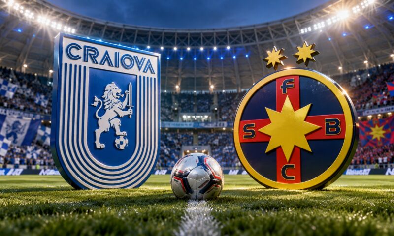 Craiova – FCSB, duelul campioanelor. Un avantaj clar pentru olteni