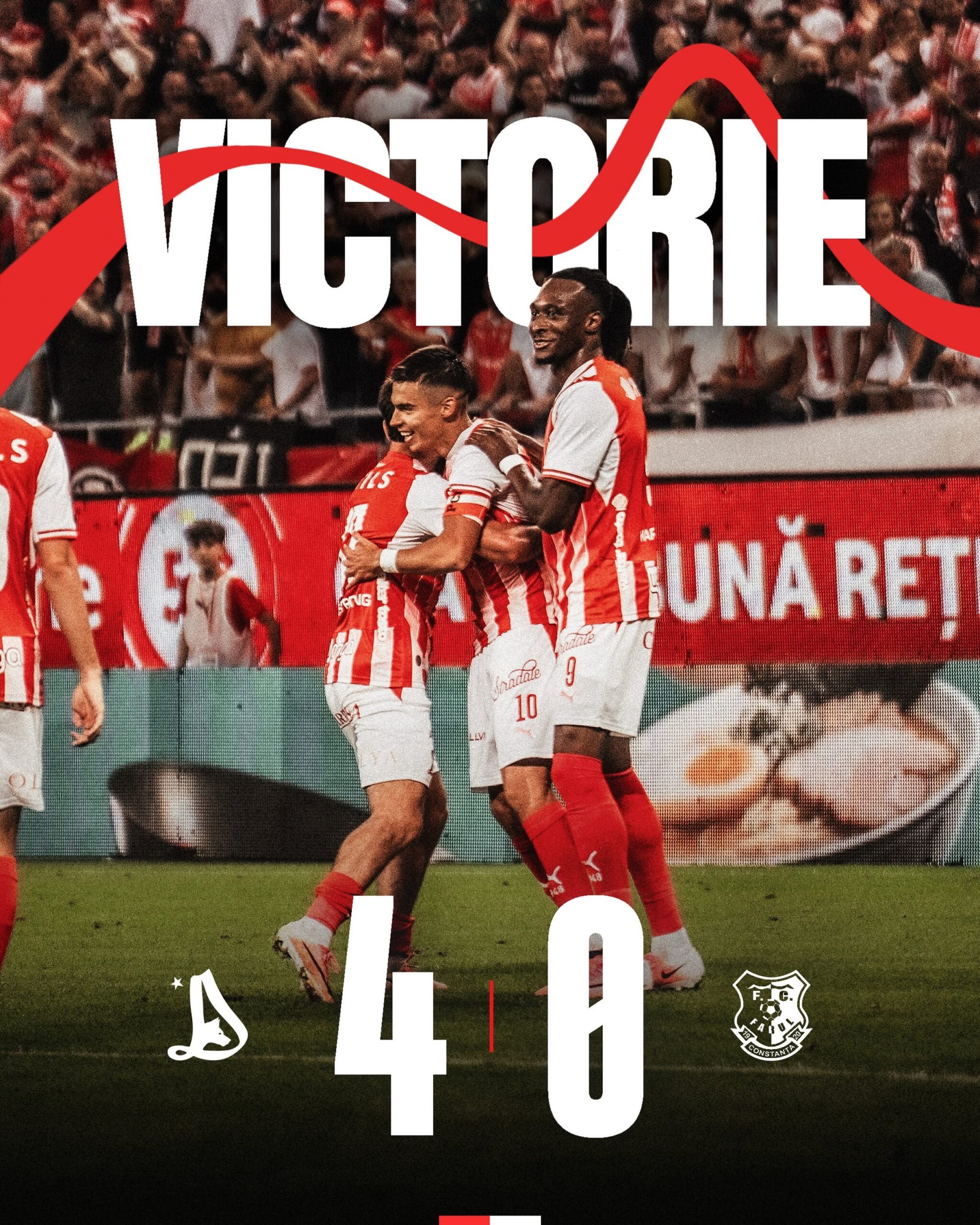 Dinamo, victorie categorică cu Farul Constanța