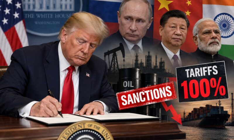 Trump a promulgat legea privind sancțiunile contra Rusiei. China și India riscă tarife de 100%