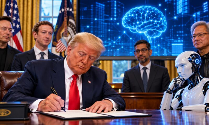Trump schimbă oficial denumirea AI în „Super Intelligence”. Ce prevede ordinul