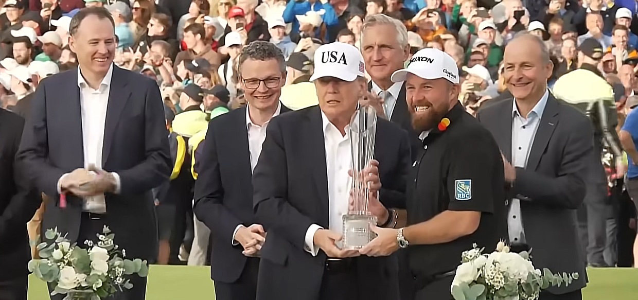 Trump anunță eliminarea taxei pentru whiskey-ul irlandez. Decizia, făcută la Irish Open