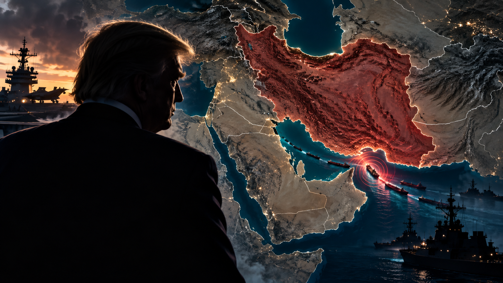 Trump i-a cerut lui Xi Jinping să nu mai sprijine Iranul. Ce apare pe harta publicată ulterior de liderul SUA