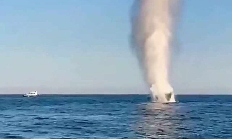 Alertă în Marea Neagră: Forțele Navale au neutralizat un al doilea fragment de dronă cu explozibil în doar 48 de ore. Video