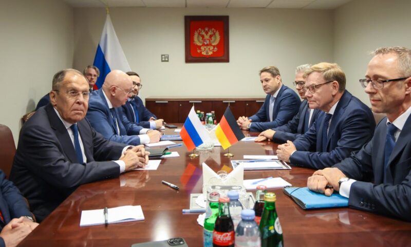 Lavrov se întâlnește cu omologul german la ONU. Zaharova dezvăluie condițiile cerute de Berlin