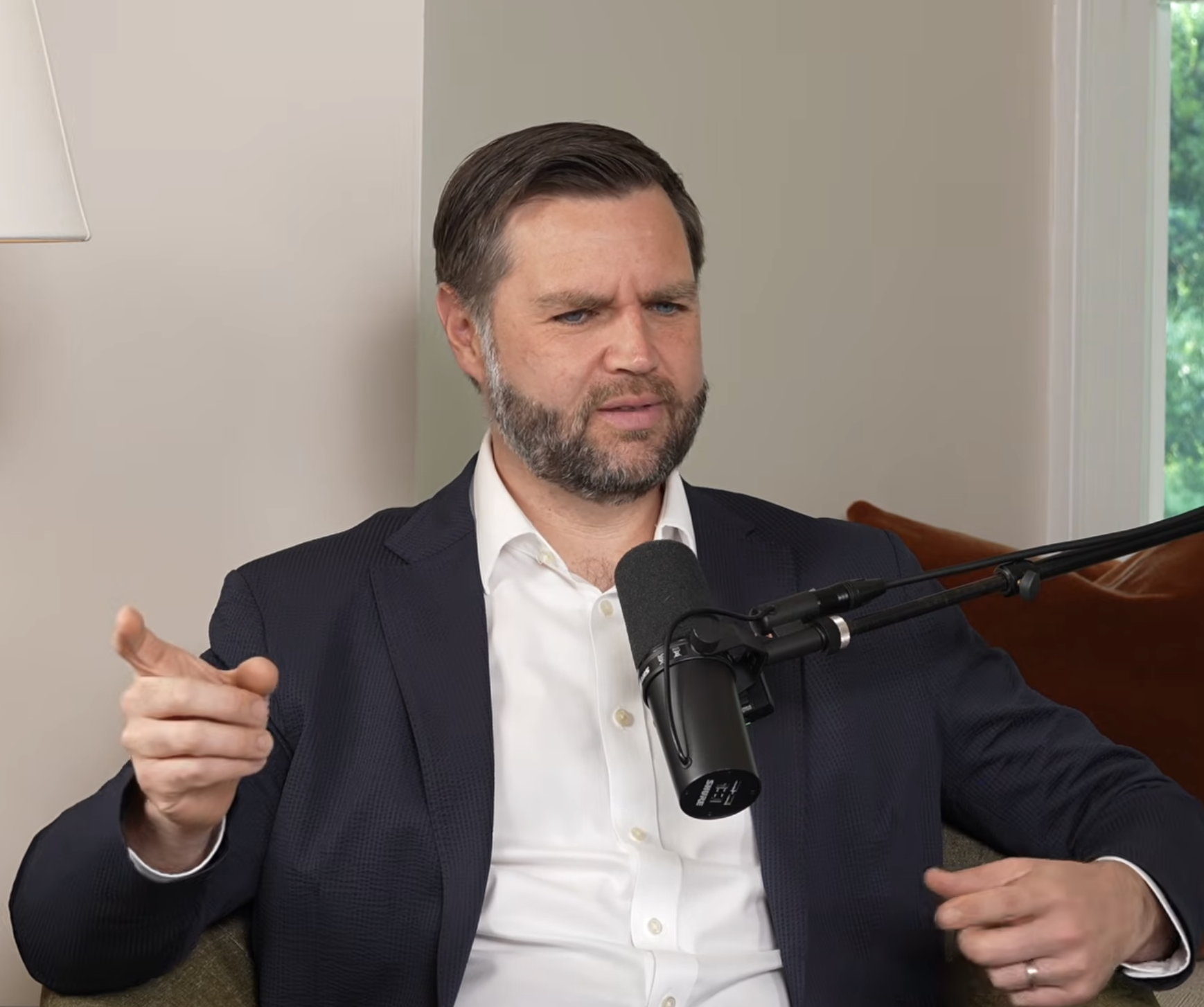 JD Vance, la podcast