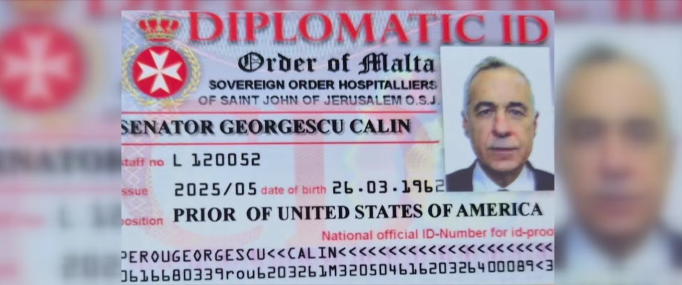 Document falsificat găsit acasă la Călin Georgescu, în timpul perchezițiilor DIICOT
