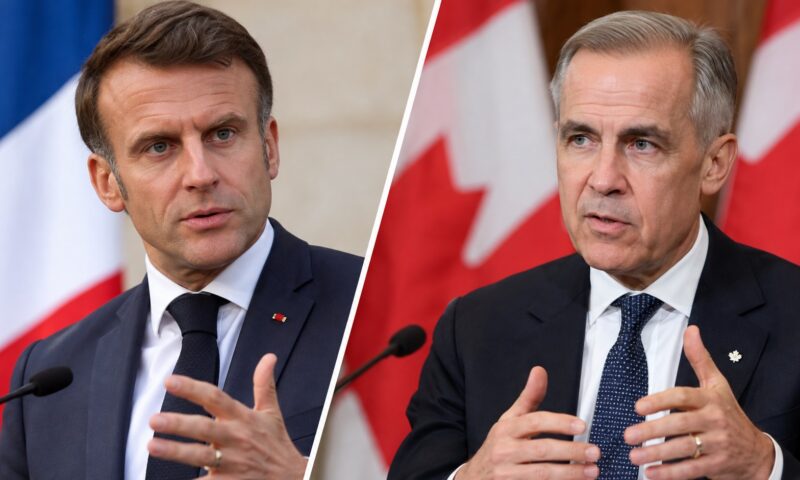Întâlnire Macron - Carney într-un teritoriu francez. Miza depășește Atlanticul