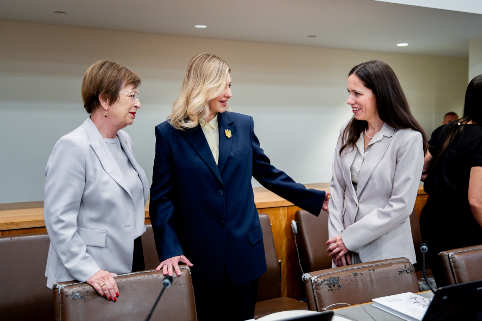 Mirabela Grădinaru și Olena Zelenska