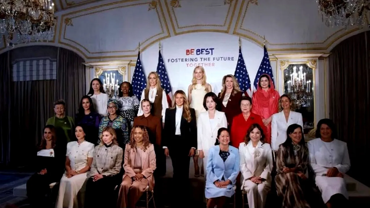 Mirabela Grădinaru, la prânzul organizat de Melania Trump. Reuniune la nivel înalt pe tema siguranței copiilor în era inteligenței artificiale