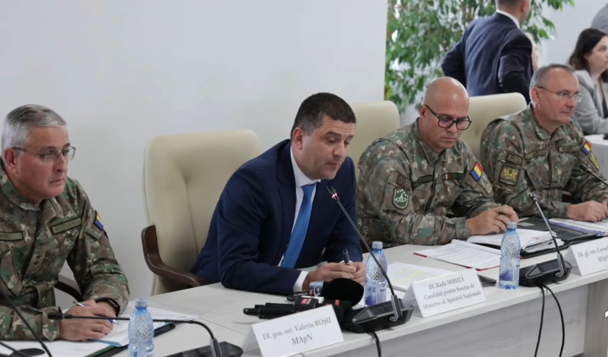 Audierea lui Radu Miruță, marcată de prezența a trei generali. Critici privind regulile militare