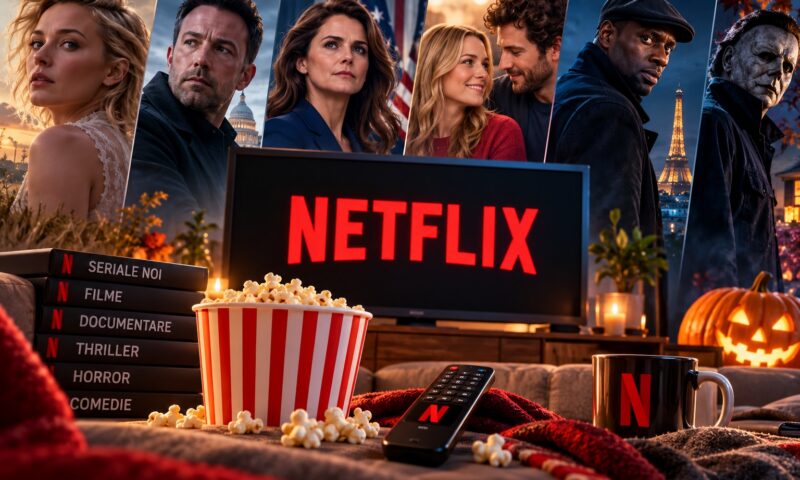 Netflix pregătește un octombrie plin de filme și seriale noi. Ce producții anunță platforma