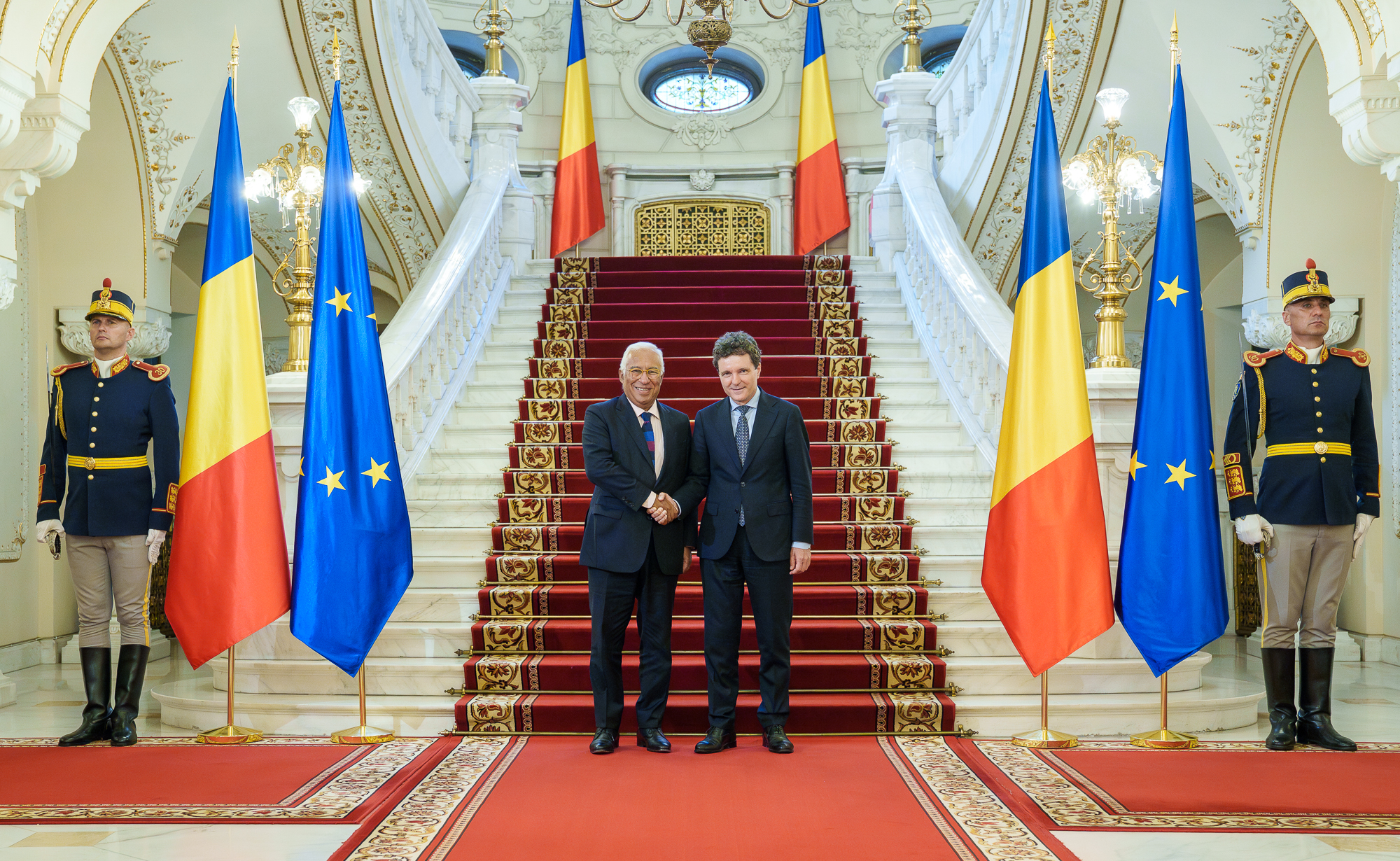 Președintele Consiliului European ajunge la București. Întâlnire cu Nicușor Dan la Cotroceni