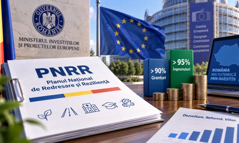 PNRR: România estimează o absorbție de peste 90% din granturi. Când va fi cunoscut bilanțul final