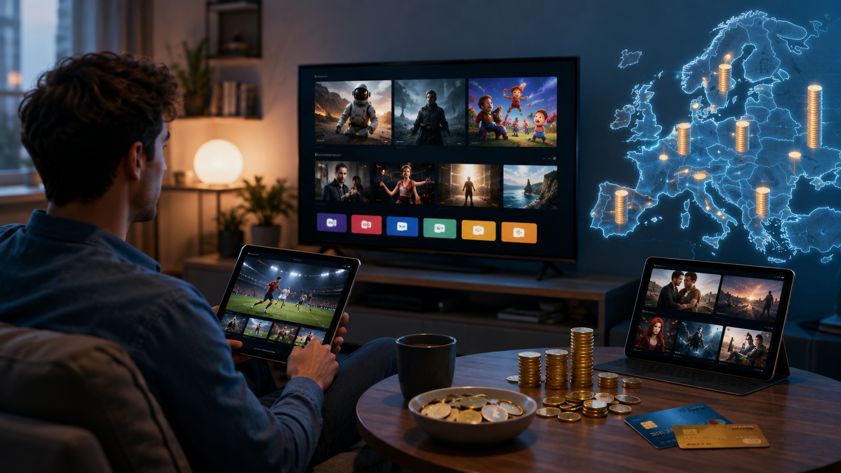 Câți europeni plătesc pentru Netflix și alte platforme de streaming. Diferențe uriașe între țările UE