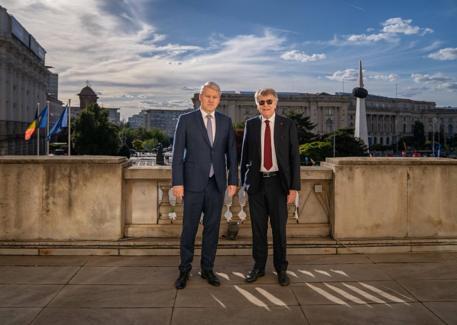 Cătălin Predoiu s-a întâlnit cu Thierry de Montbrial la București. Ce teme au discutat