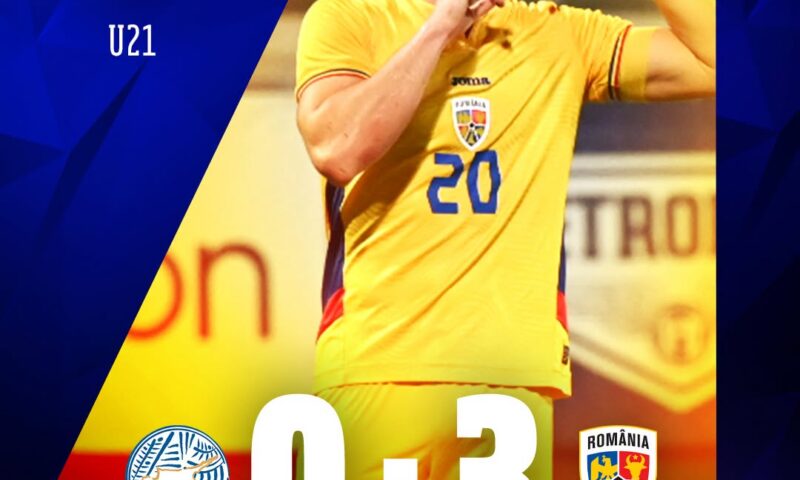 România U21 învinge Cipru cu 3-0. Vermeșan și Ciubotaru mențin șansele de calificare la EURO 2027