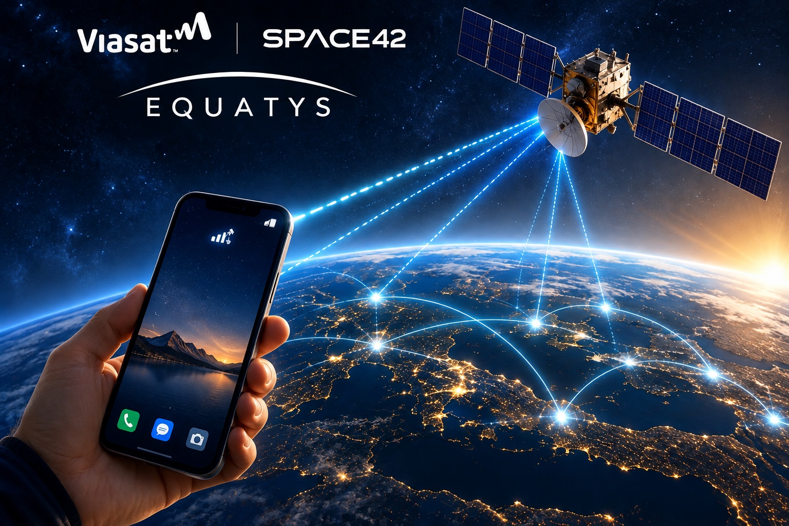 Investiție de 1 miliard de dolari în Equatys. Noua platformă va conecta telefoanele direct la sateliți