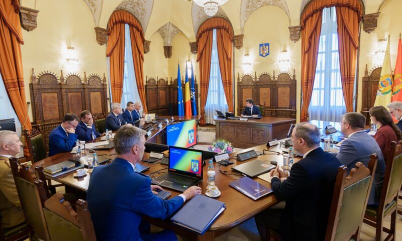 Ce s-a discutat în ședința CSAT. Incidentele cu drone din Marea Neagră și violențele din școli, pe agendă