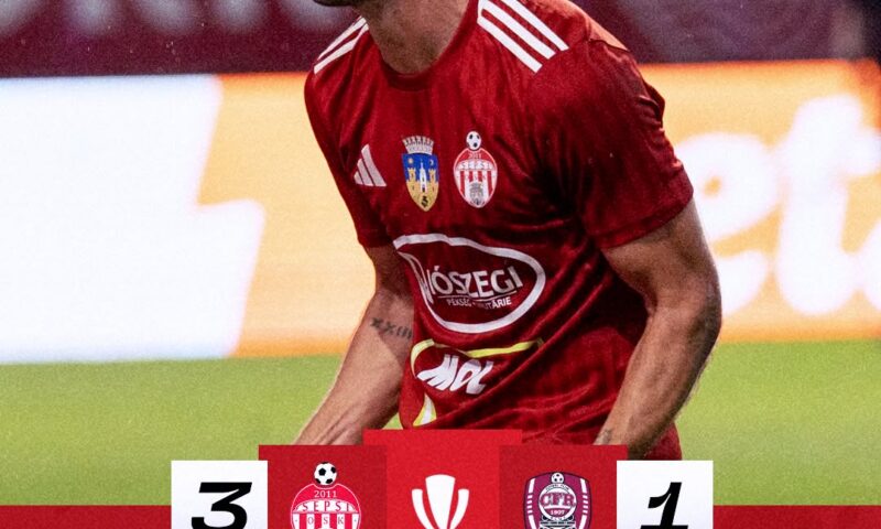 Răsturnare spectaculoasă în Superligă. Sepsi OSK revine după pauză și o învinge pe CFR Cluj