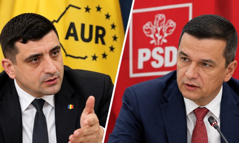 AUR și PSD, aliați în negocierile pentru o nouă guvernare. Ce condiții pune partidul lui Simion