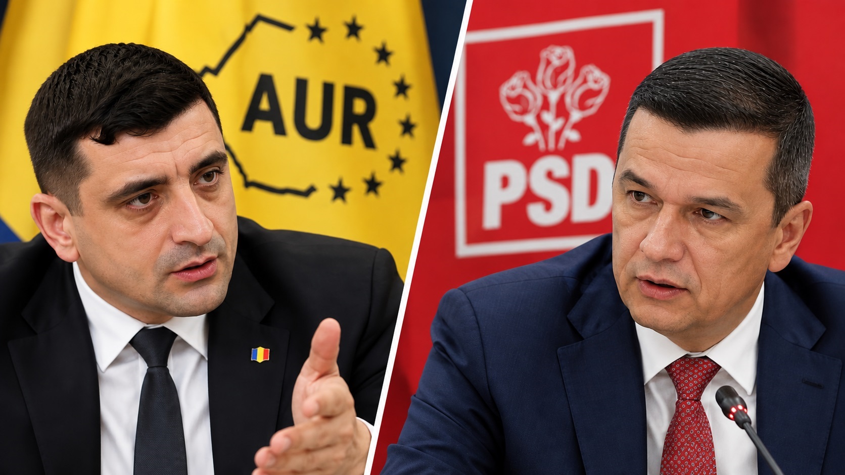 AUR și PSD, aliați în negocierile pentru o nouă guvernare. Ce condiții pune partidul lui Simion