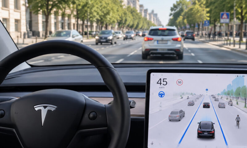 Sistemul de conducere autonomă Tesla câștigă teren în Europa. Ce decizie ar putea lua UE în octombrie