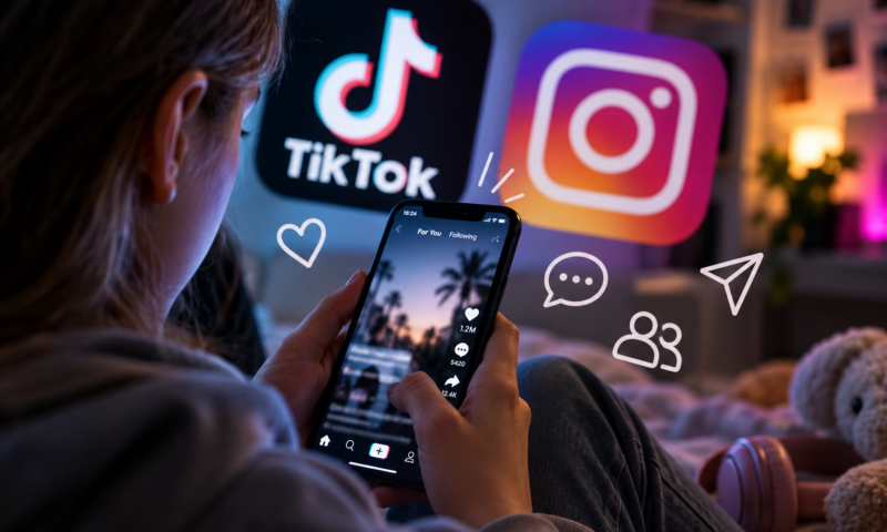 Copiii ar putea avea acces restricționat la TikTok și Instagram. Noua lege pregătită de UE
