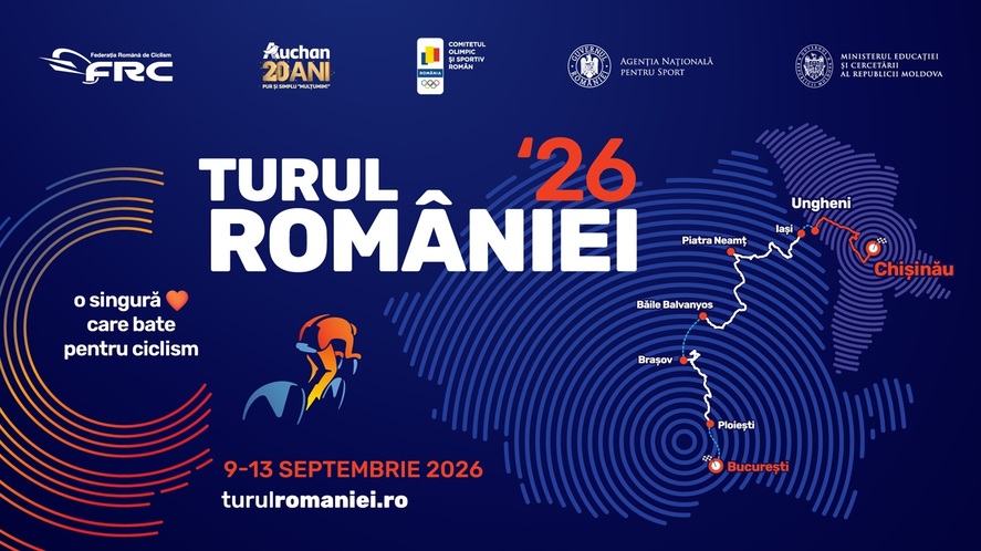 Turul României 2026, start istoric la Chişinău. 21 de echipe din 14 ţări participă în cel mai important eveniment ciclist al ţării