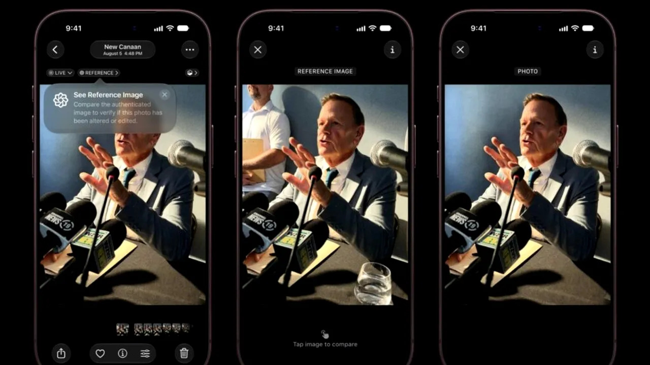 Verificare imagine iPhone