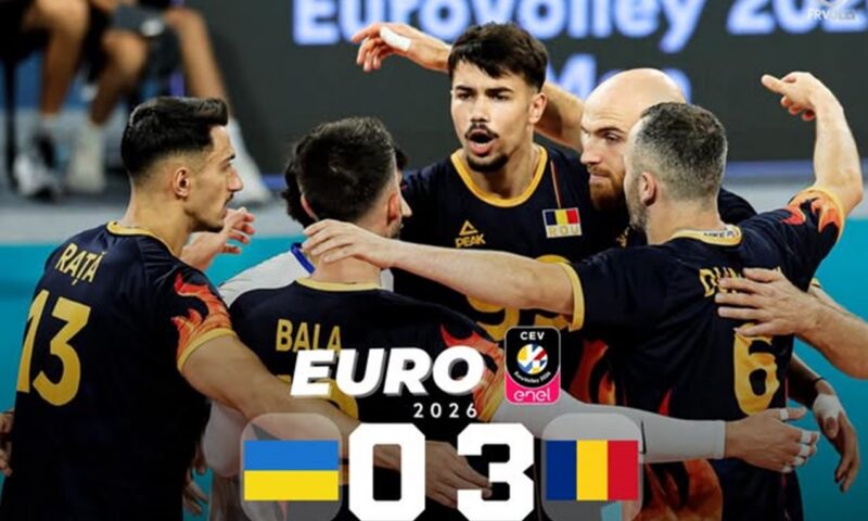 Naționala României de volei masculin, în sferturile de finală ale Campionatului European