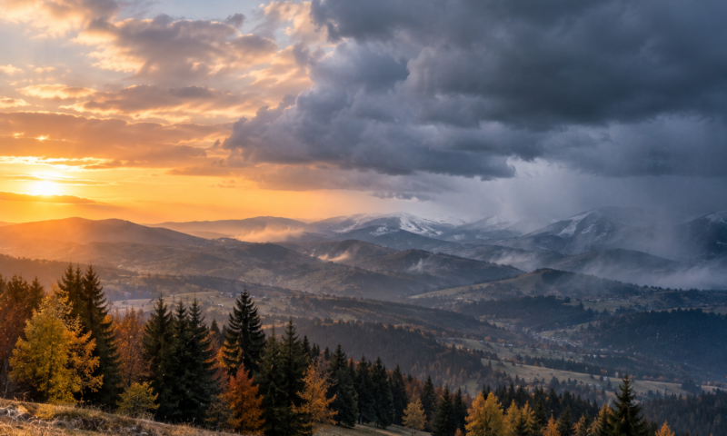 Val de aer polar în România. Temperaturile scad cu până la 15 grade