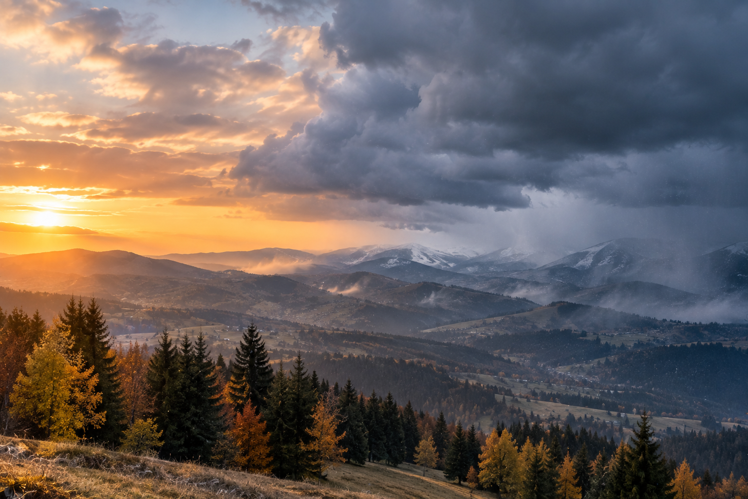 Val de aer polar în România. Temperaturile scad cu până la 15 grade