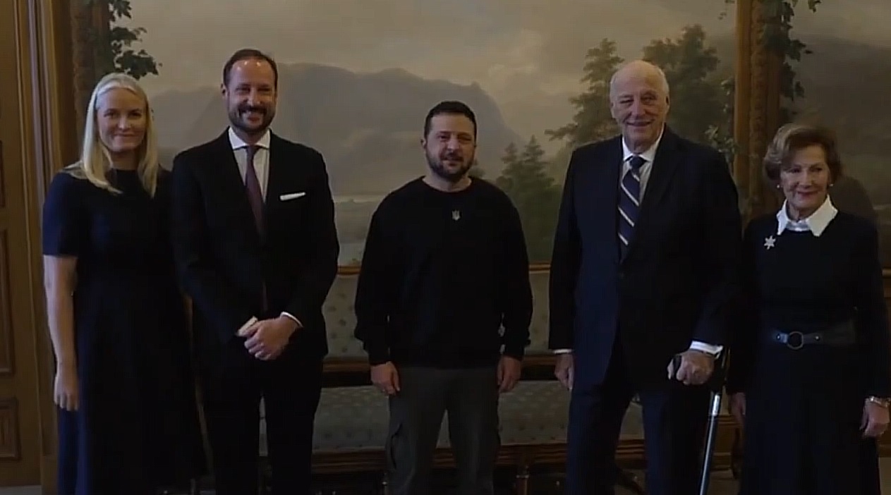 Zelenski, casa regala a Norvegiei