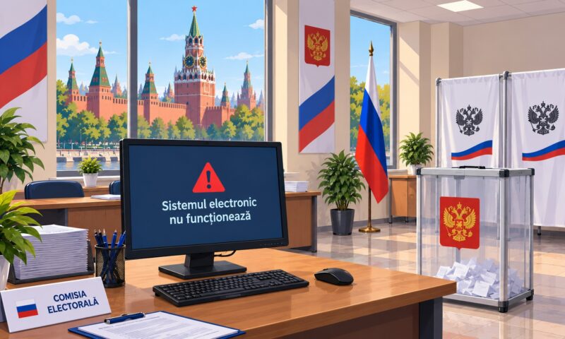 Incident la alegerile din Moscova. Buletinele de hârtie, blocate de o eroare