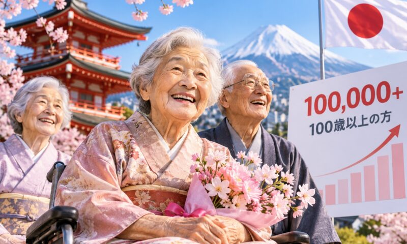 Japonia trece pragul de 100.000 de centenari. Natalitatea atinge un nou minim