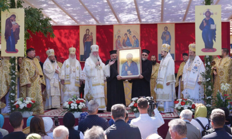 Sfânta Magdalena de la Mălainița, cinstită în Serbia. Patriarhul Daniel și Nicușor Dan, mesaje pentru românii din Valea Timocului