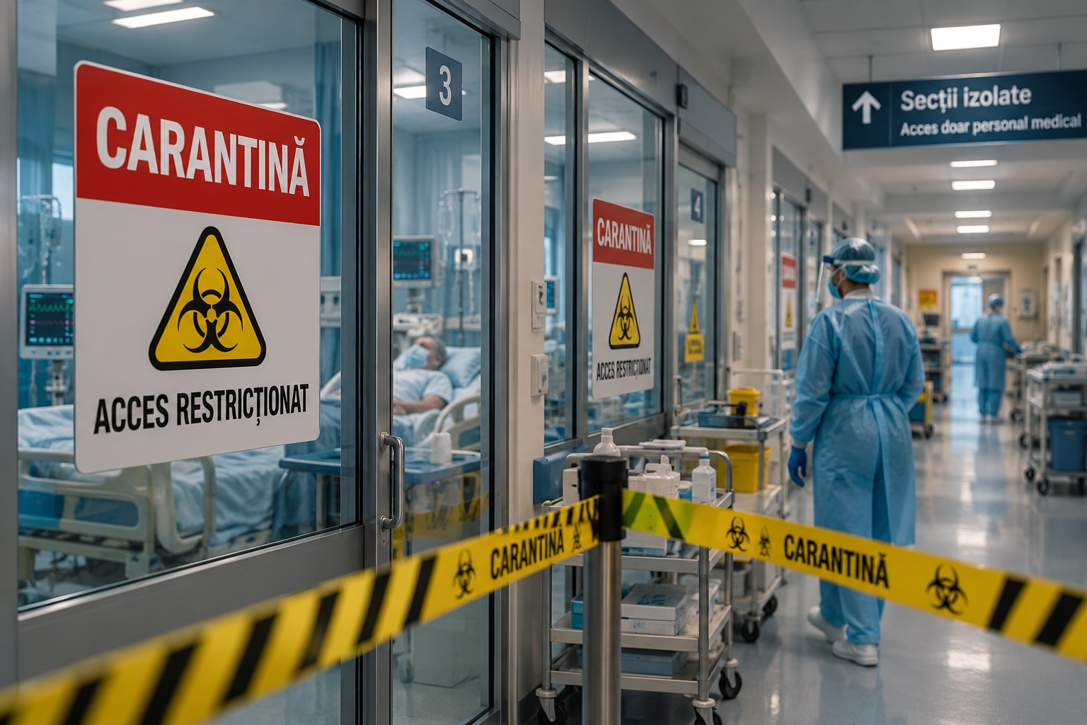 Focar de scabie în Marea Britanie. Spital, parțial în carantină