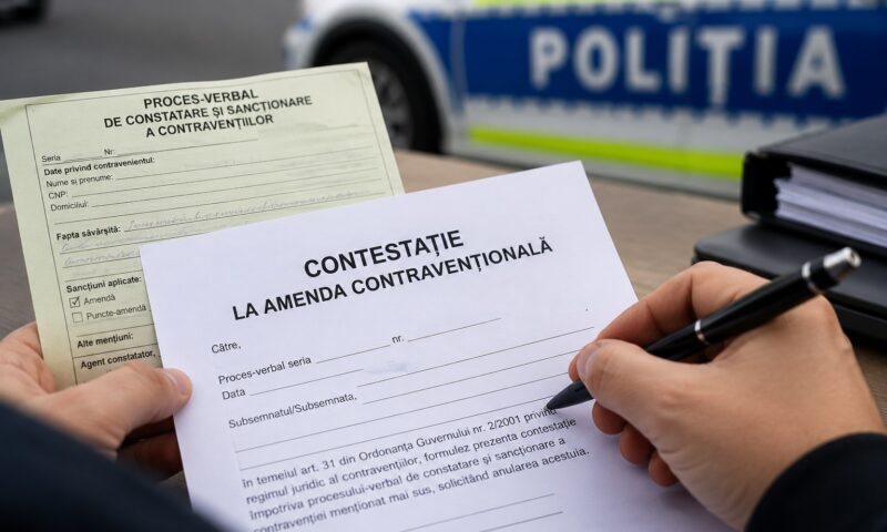 Cele mai frecvente greșeli pe care le fac șoferii când contestă o amendă