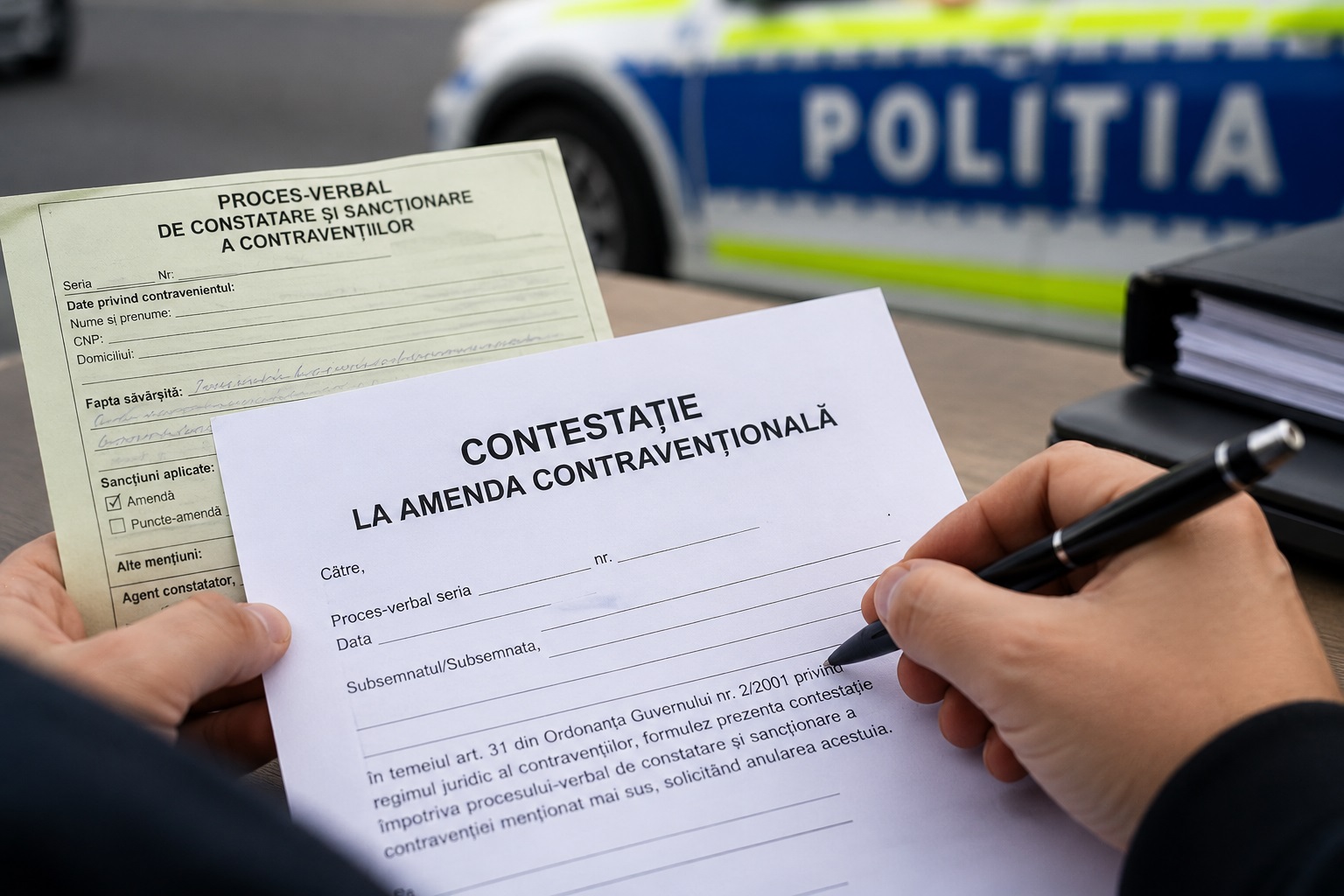 Cele mai frecvente greșeli pe care le fac șoferii când contestă o amendă