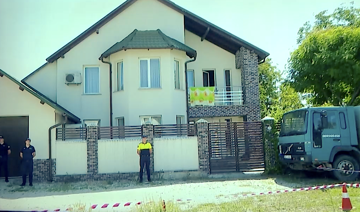 Scena crimei din Măgdăcești