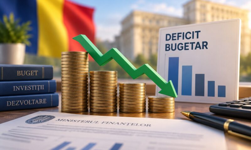 România reduce deficitul bugetar cu 28,36 miliarde de lei