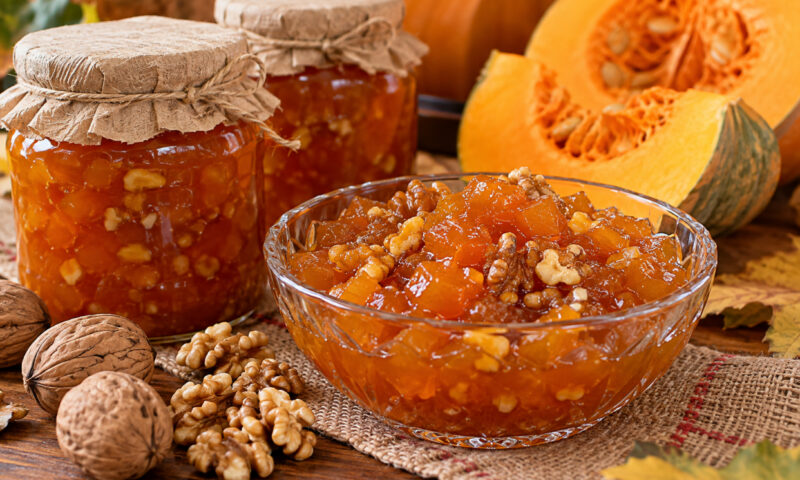 Dulceață de dovleac cu nuci, gustul dulce al toamnei. Rețeta care umple casa de aromă