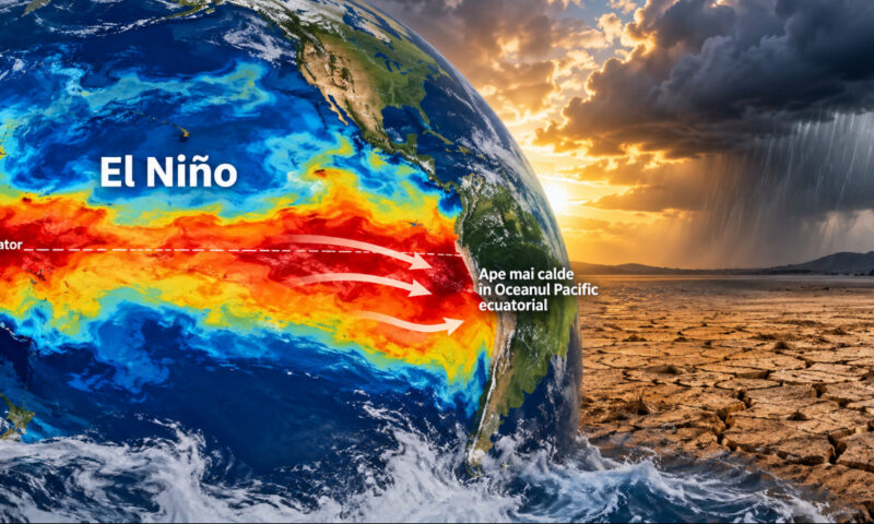 El Niño se apropie de un posibil record istoric. Fenomenul care poate schimba vremea în întreaga lume